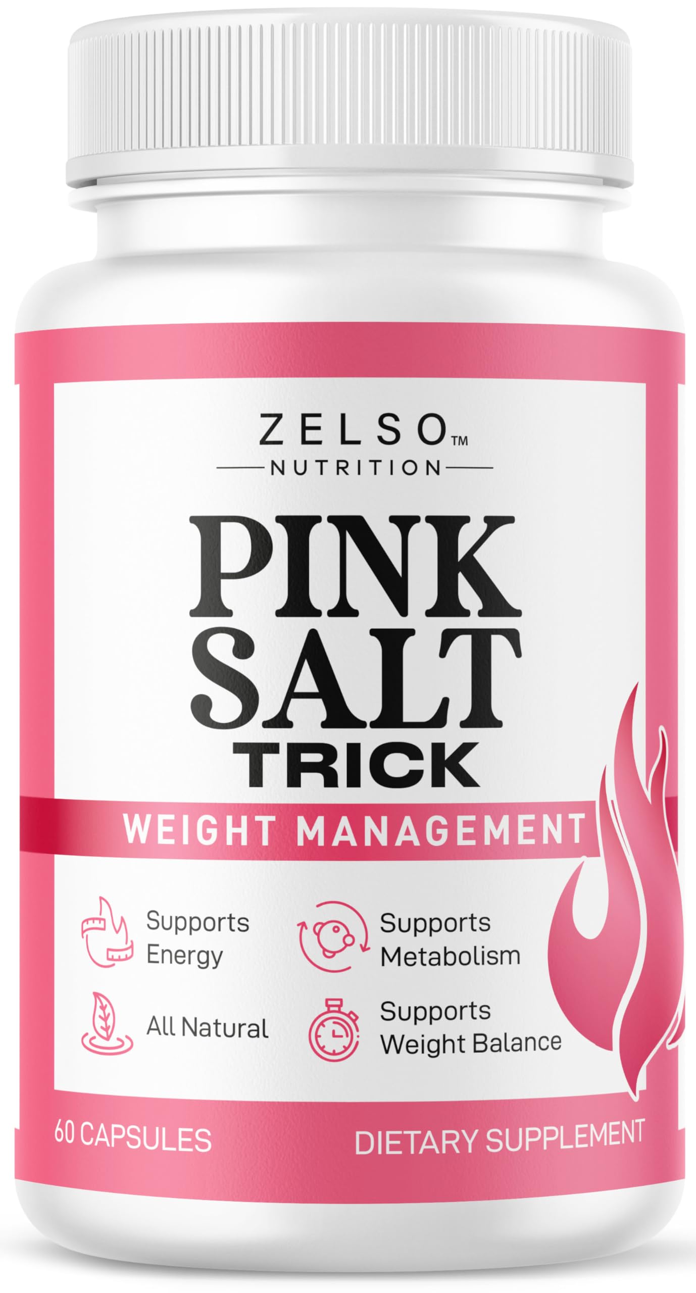 Pink Salt Trick Capsules – Original PinkSalt Trick for Weight, Energy & Metabolism | 60 Capsules