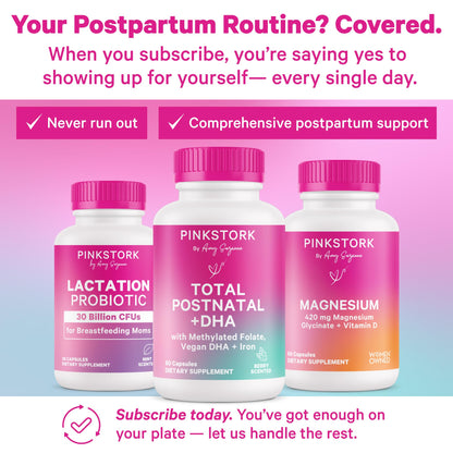 Pink Stork Lactation Probiotic – 30B CFU Multi-Strain for Breastfeeding Women