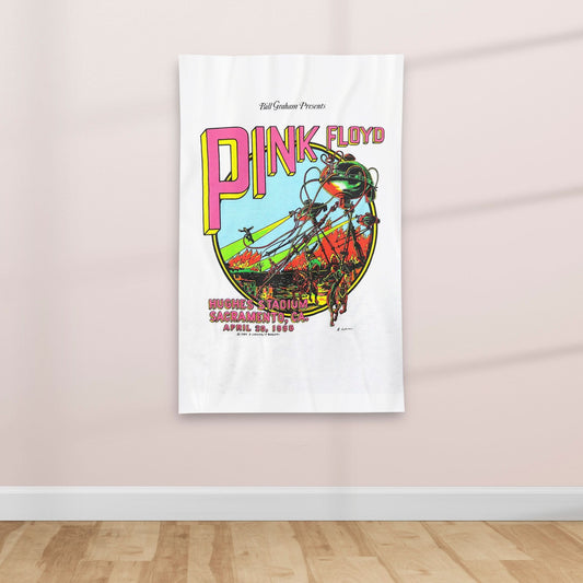 1960's Retro British Progressive Rock Music poster - Textile Poster