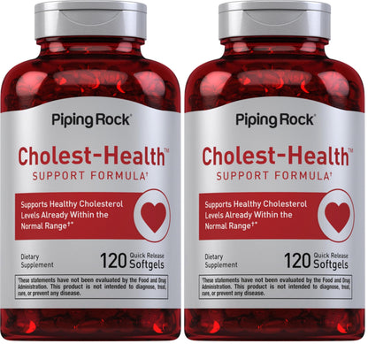 Piping Rock Cholesterol Health Supplement - 120 Softgels | Plant Sterols Formula