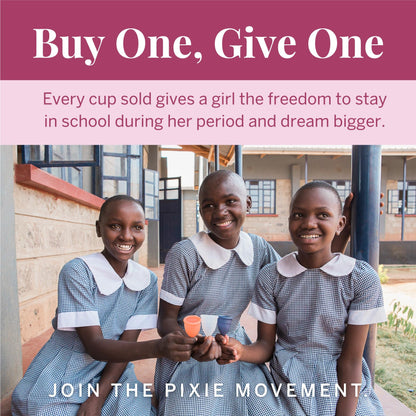 Pixie Cup – Soft, Safe Reusable Menstrual Cup | 100% Medical-Grade Silicone + Buy One Give One