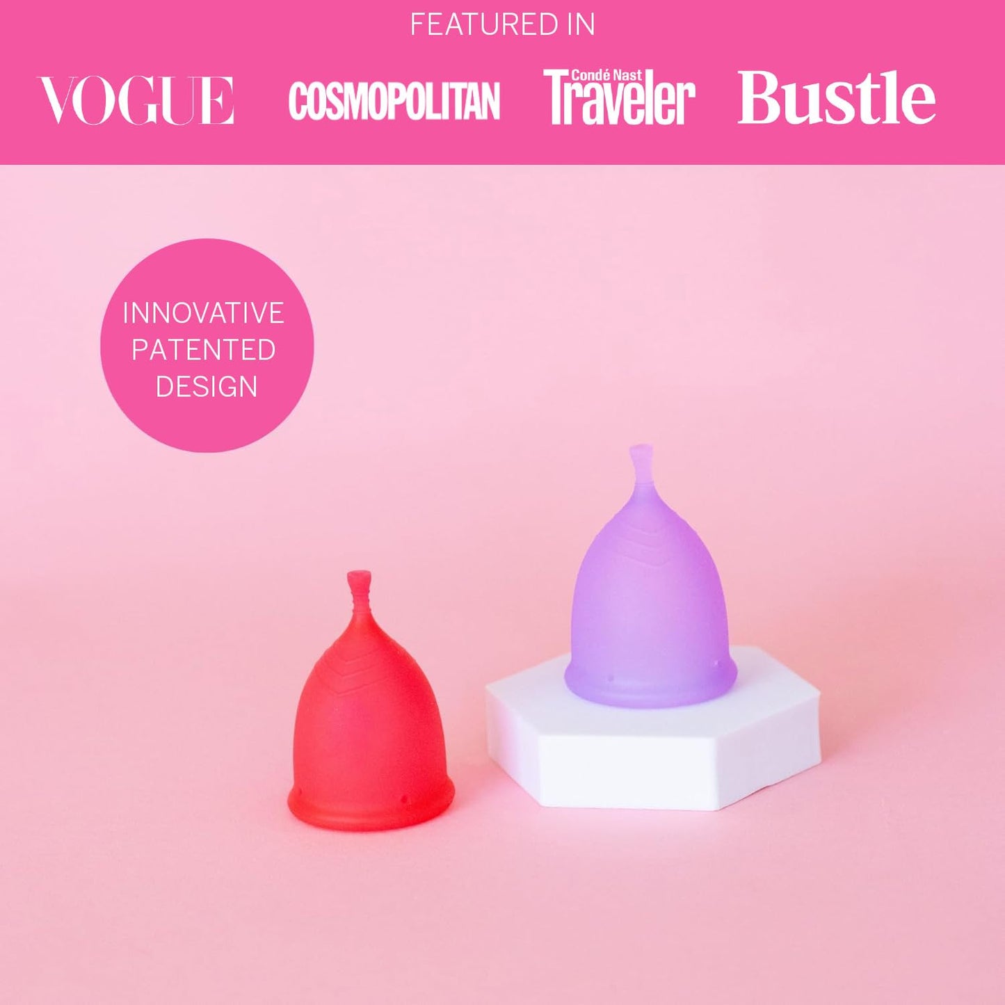 Pixie Cup Extra Large – Soft, Safe Reusable Menstrual Cup | 100% Medical-Grade Silicone