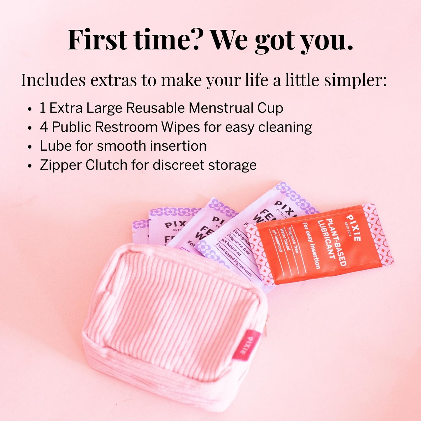 Pixie Cup Extra Large – Soft, Safe Reusable Menstrual Cup | 100% Medical-Grade Silicone