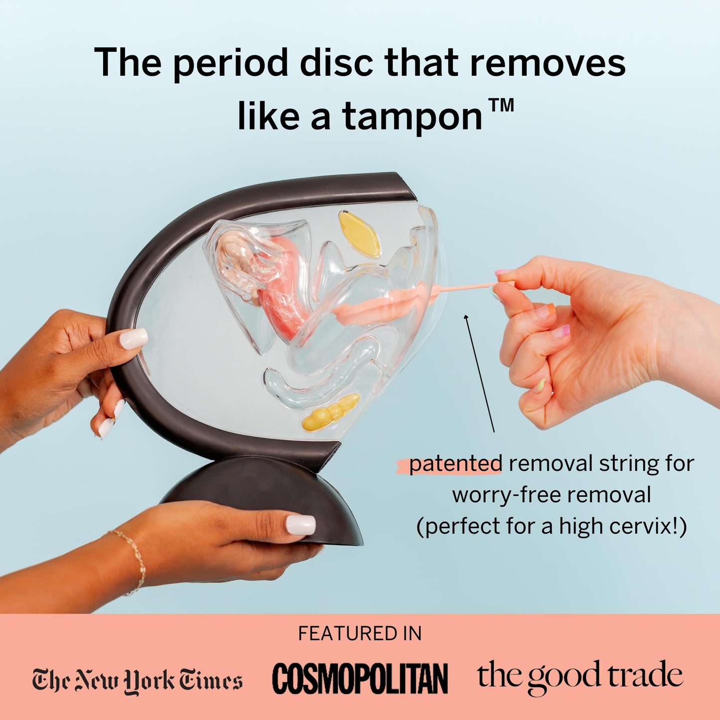 Pixie Cup Pixie 2 Menstrual Discs & Applicator Bundle – Medical-Grade Silicone, Reusable, 5 & 7 Tampon Capacity