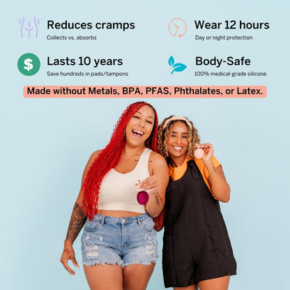 Pixie Menstrual Disc — 100% Medical-Grade Silicone | 12-Hour Wear | Tampon Alternative