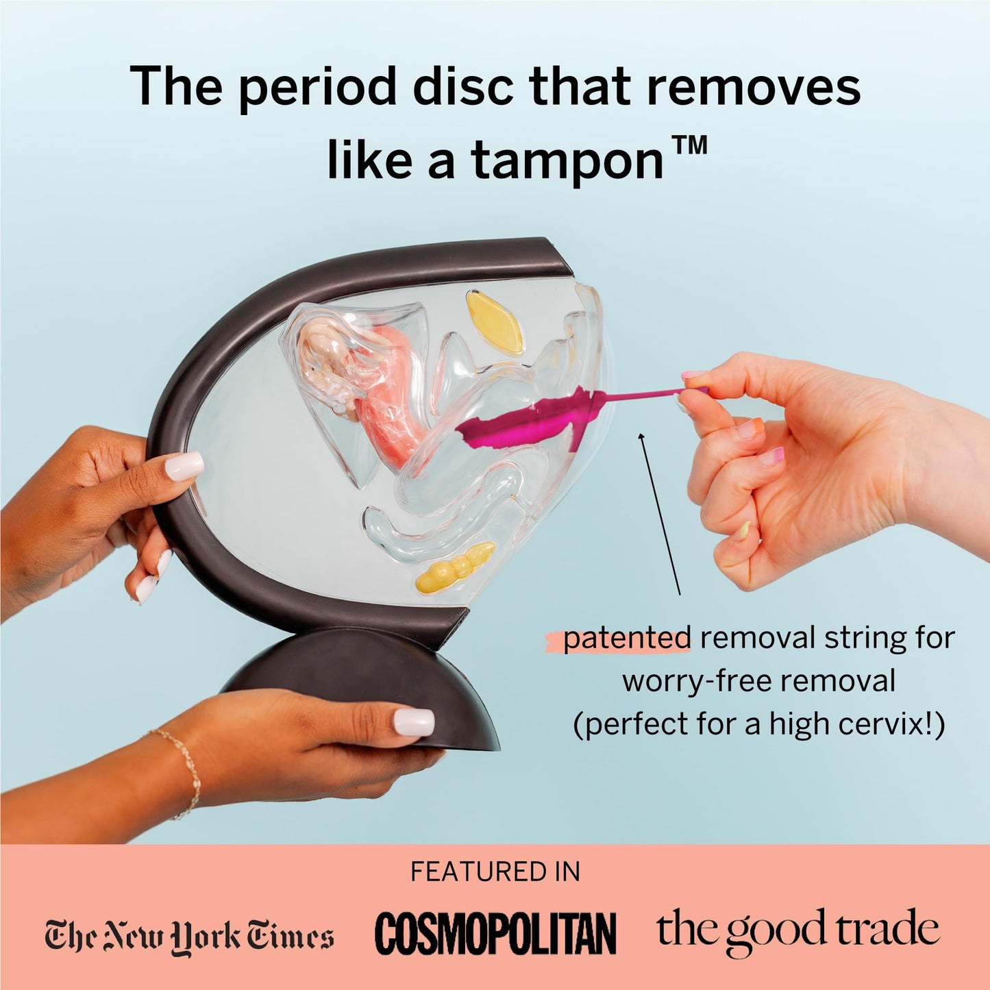Pixie Menstrual Disc — 100% Medical-Grade Silicone | 12-Hour Wear | Tampon Alternative