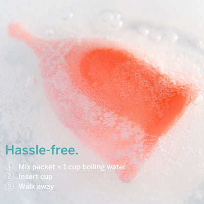 Pixie Cup Stain Remover – Natural Cleaner for Reusable Period Cups & Discs (5 Packets)