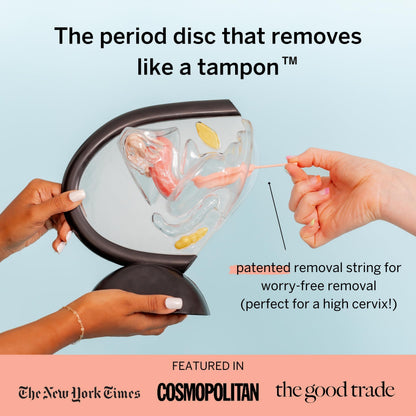 Pixie Menstrual Disc — 100% Medical-Grade Silicone, 12-Hour Wear, 3-Tampon Capacity