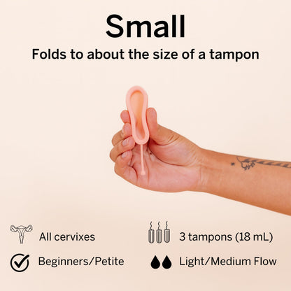 Pixie Menstrual Disc — 100% Medical-Grade Silicone, 12-Hour Wear, 3-Tampon Capacity