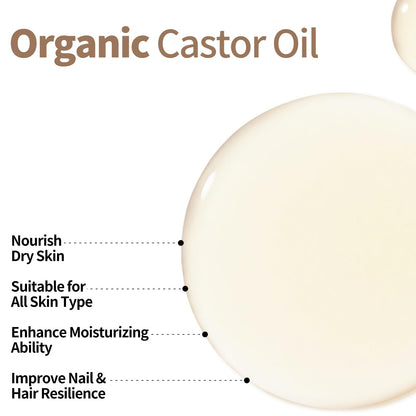 Pjordo Castor Oil Pack Wrap - Natural Cold-Pressed Oils, Reusable Cotton Pack for Abdomen, Neck, Elbows & Knees
