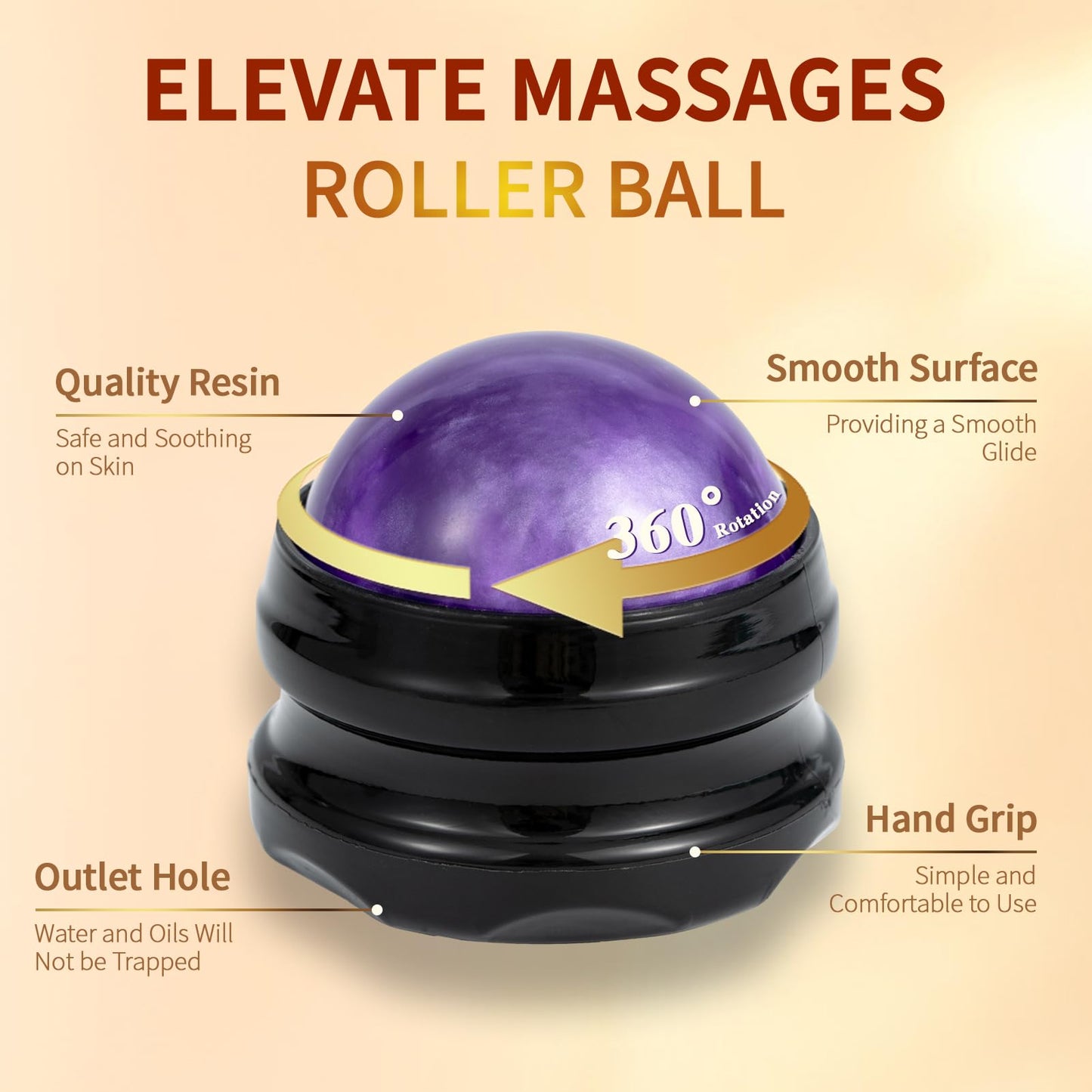 Pjordo Lavender Massage Oil & Arnica Roller Ball Gift Set
