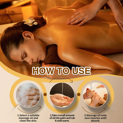 Pjordo 2 Pack Massage Oil – Arnica & Lavender for Pain Relief