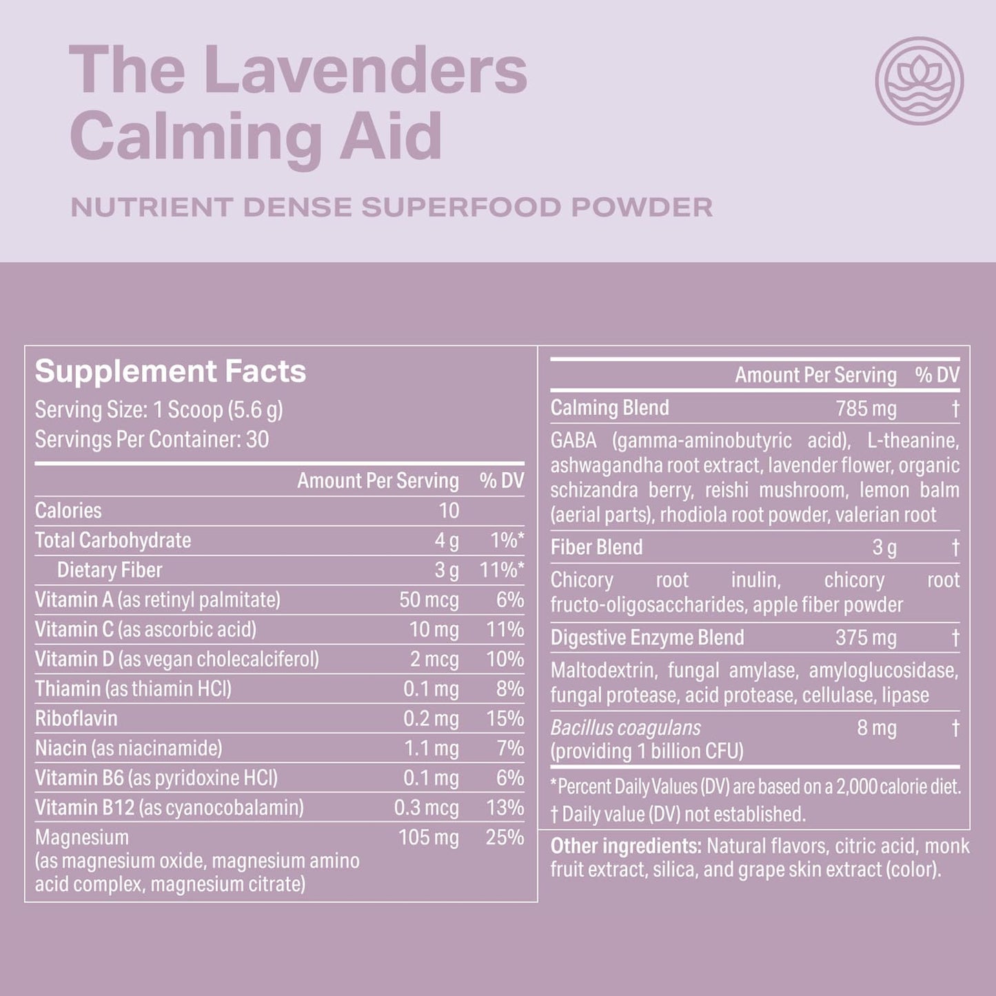 Proper The Lavenders Calming Aid – Sleep & Relaxation Drink Mix