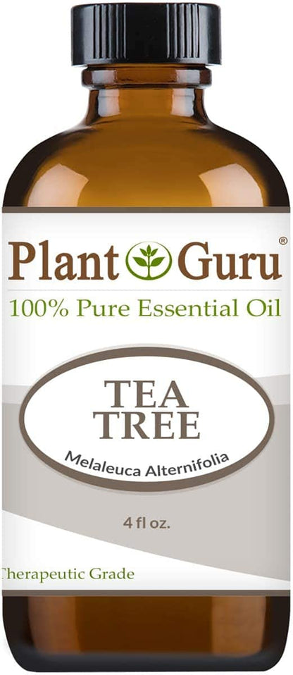 Plant Guru Tea Tree Essential Oil 4 oz – 100% Pure Therapeutic Grade (Pack of 2)