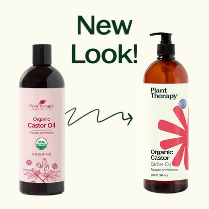 Plant Therapy Castor Oil – USDA Organic, Cold-Pressed, Hexane-Free, 16 oz