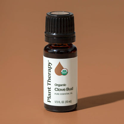 Plant Therapy Clove Bud Organic Essential Oil – 100% Pure, USDA Organic, 10 mL