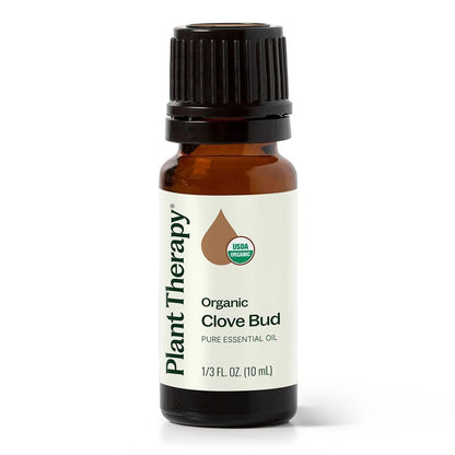 Plant Therapy Clove Bud Organic Essential Oil – 100% Pure, USDA Organic, 10 mL