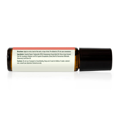 Plant Therapy Germ Fighter Essential Oil Blend — 100% Pure, Roll-On 10 mL