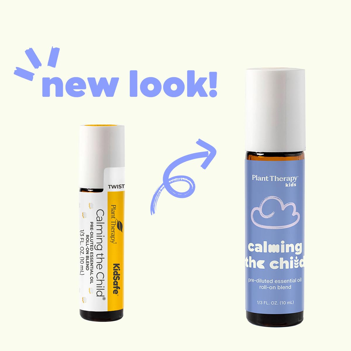 Plant Therapy KidSafe Calming the Child Essential Oil Blend 10 mL Roll-On – Tangerine, Lavender & Roman Chamomile