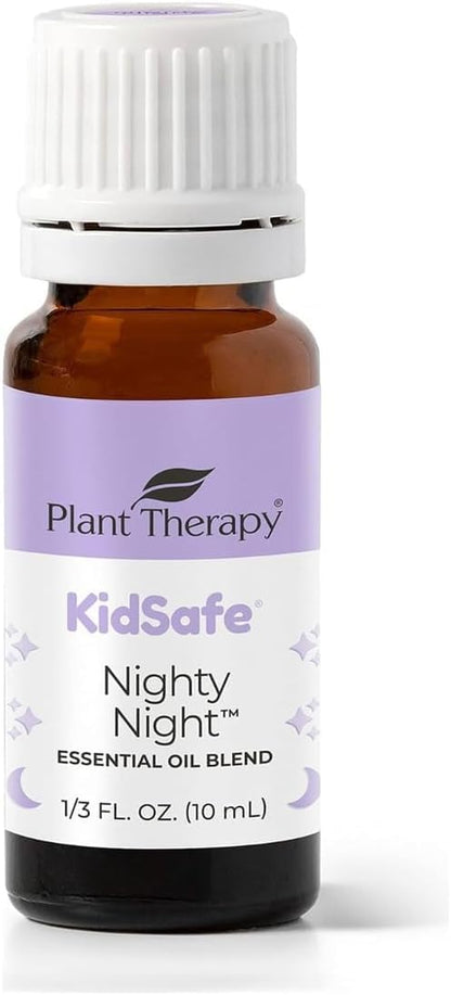 Plant Therapy KidSafe Nighty Night Essential Oil Blend for Sleep 10 mL – Therapeutic Grade