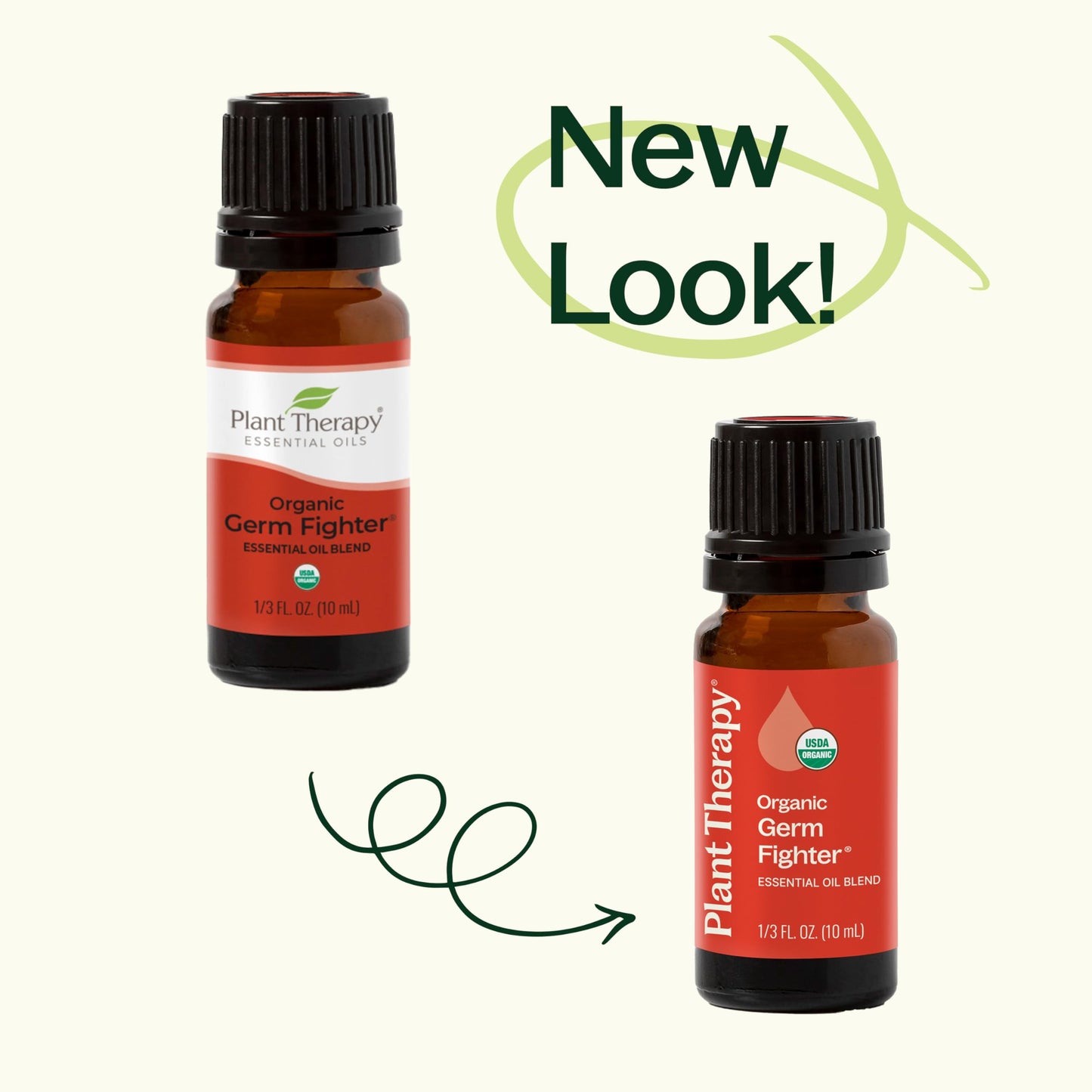 Plant Therapy Organic Fighter Essential Oil Blend 10 mL – 100% Pure & Therapeutic Grade