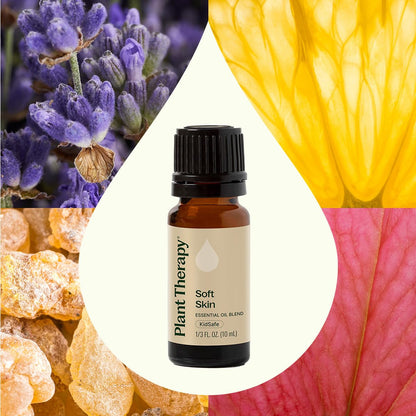 Plant Therapy Soft Skin Essential Oil Blend 10 mL — 100% Pure, Therapeutic Grade