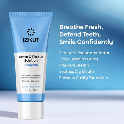 Plaque & Tartar Remover Toothpaste - Deep Clean & Mint Fresh Breath
