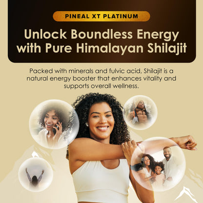 Nutraville Pineal XT Platinum: Himalayan Shilajit for Energy & Brain