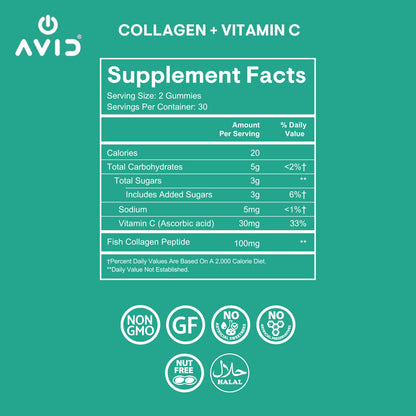 Playboy Collagen + Vitamin C Gummies – Hair, Skin, Nails & Joint Health (60 Gummies)