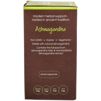 plnt Ashwagandha 380mg - 90 Veggie Capsules | Gluten Free, Non-GMO