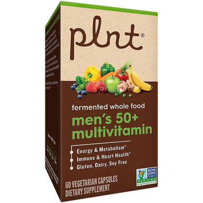 plnt Fermented Whole Food MenaTMs 50+ Multivitamin - 60 Veg Capsules