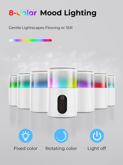 Pmsusoow Waterless Diffuser - Mini Battery Scent Diffuser (Room/Home/Car) Snow White