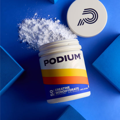 Podium Nutrition Solos Creatine Monohydrate – 50 Servings, Unflavored | Boost Athletic Performance