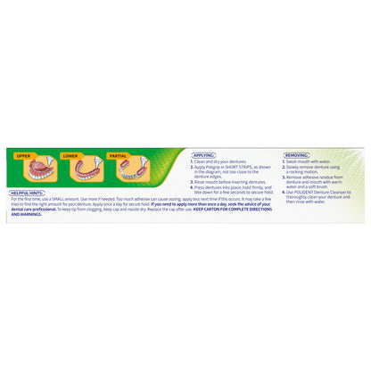 Poligrip Power Max Power Hold + Fresh Denture Cream – Premium Peppermint, 2.2 oz x 4
