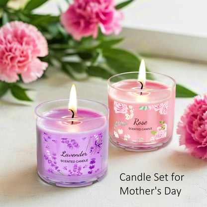 Scented Candles for Home - 12 Pack Soy Candles Gift Set for Women | Mother's Day & Holidays