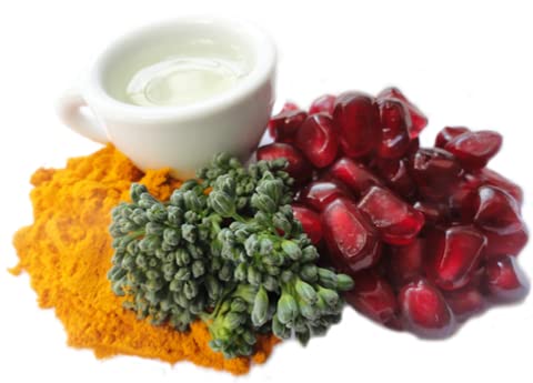 Pomi-T 60 Capsules 1.34 oz | Natural Broccoli, Turmeric, Pomegranate & Green Tea Formula