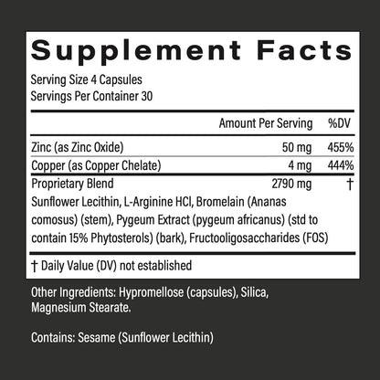 POPSTAR Labs Semen Volume Booster – Doctor Formulated, Vegan & Organic (360 capsules)