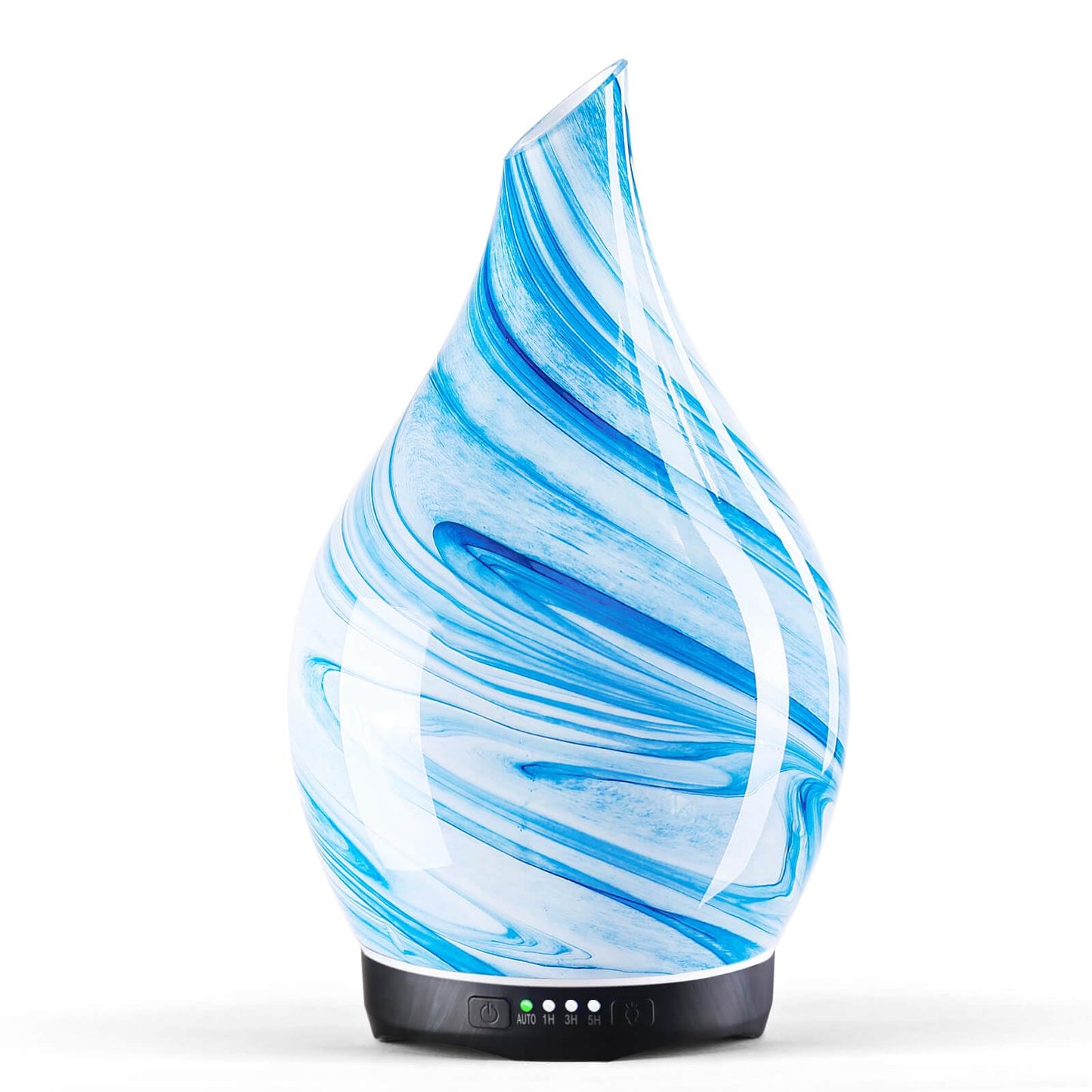 Porseme 280ml Essential Oil Diffuser – Blue Ink | Glass, Auto-Off, 7h Run Time