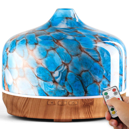 Porseme 500ml Essential Oil Diffuser - BPA Free, Auto Shut-Off, Remote