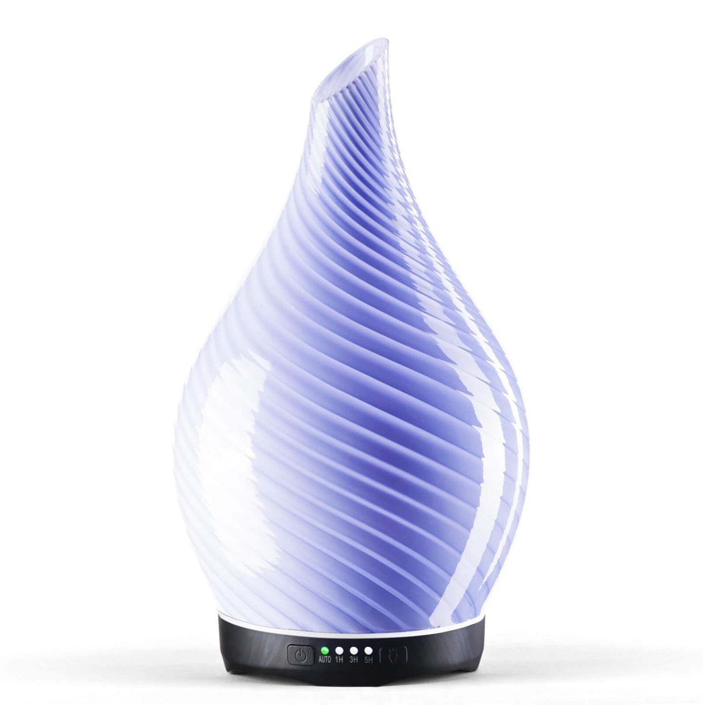 Porseme 280ml Glass Diffuser – Color Changing LED, Auto-Off | Ultrasonic Aroma Humidifier