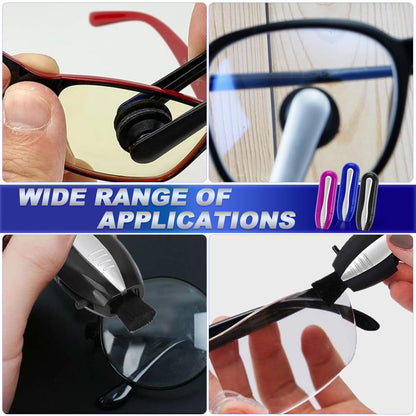 Portable Eyeglass Cleaner Kit (3PCS) – Carbon Fiber Tech for Glasses, Sunglasses & Screens | Travel & Office Use