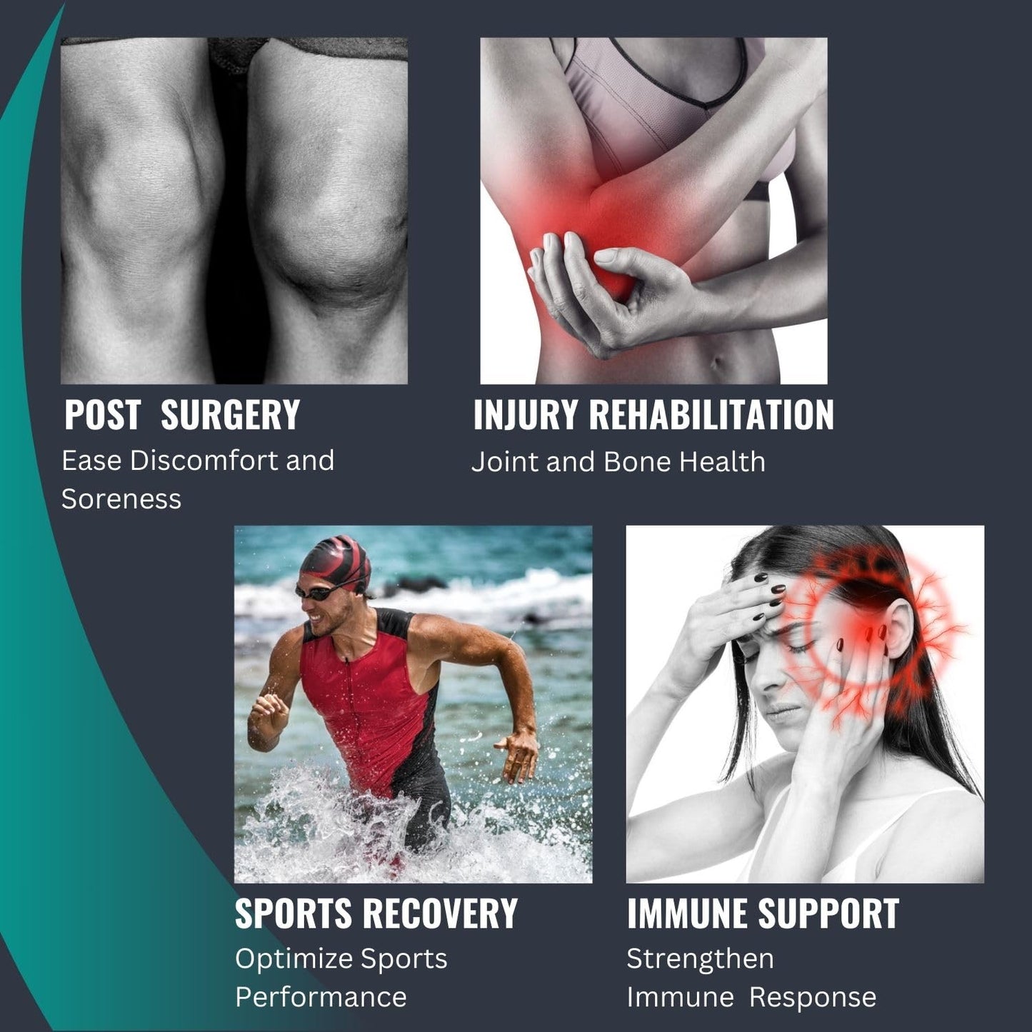 Post Surgery & Injury Support | KannopiaActive Hemp with Astaxanthin (30ct)