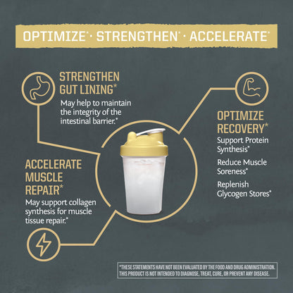 L-Glutamine Powder - Muscle Recovery & Gut Health Support | 100 Servings Unflavored