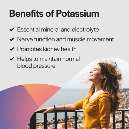 PureFormulas Potassium 99 mg Chelated Capsules – Highly Absorbable, 2-Pack (Non-GMO)