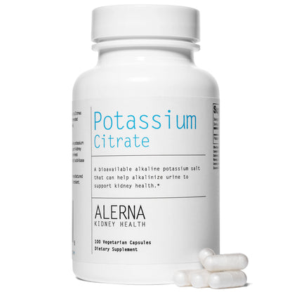 Potassium Citrate 99 mg - Supports Electrolyte Balance & Kidney Health | 300 Veg Capsules (Pack of 3)