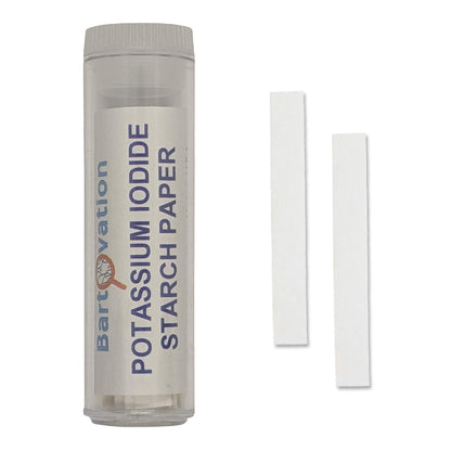 Potassium Iodide Starch Oxidizer Test Paper – Vial of 100 Strips for Chlorine, Iodine & Peroxide Detection