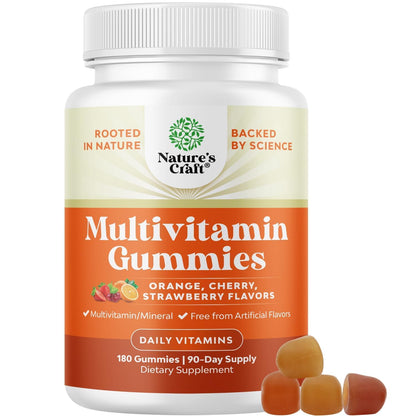 Potent Daily Multivitamin Gummies for Adults | Immune Support & Energy