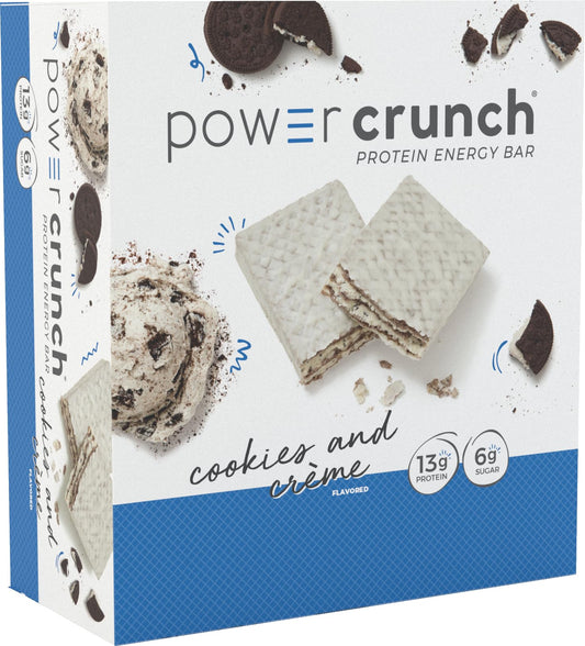 Power Crunch PCO 72CT Cookies and Creme – High Protein Snack Bar