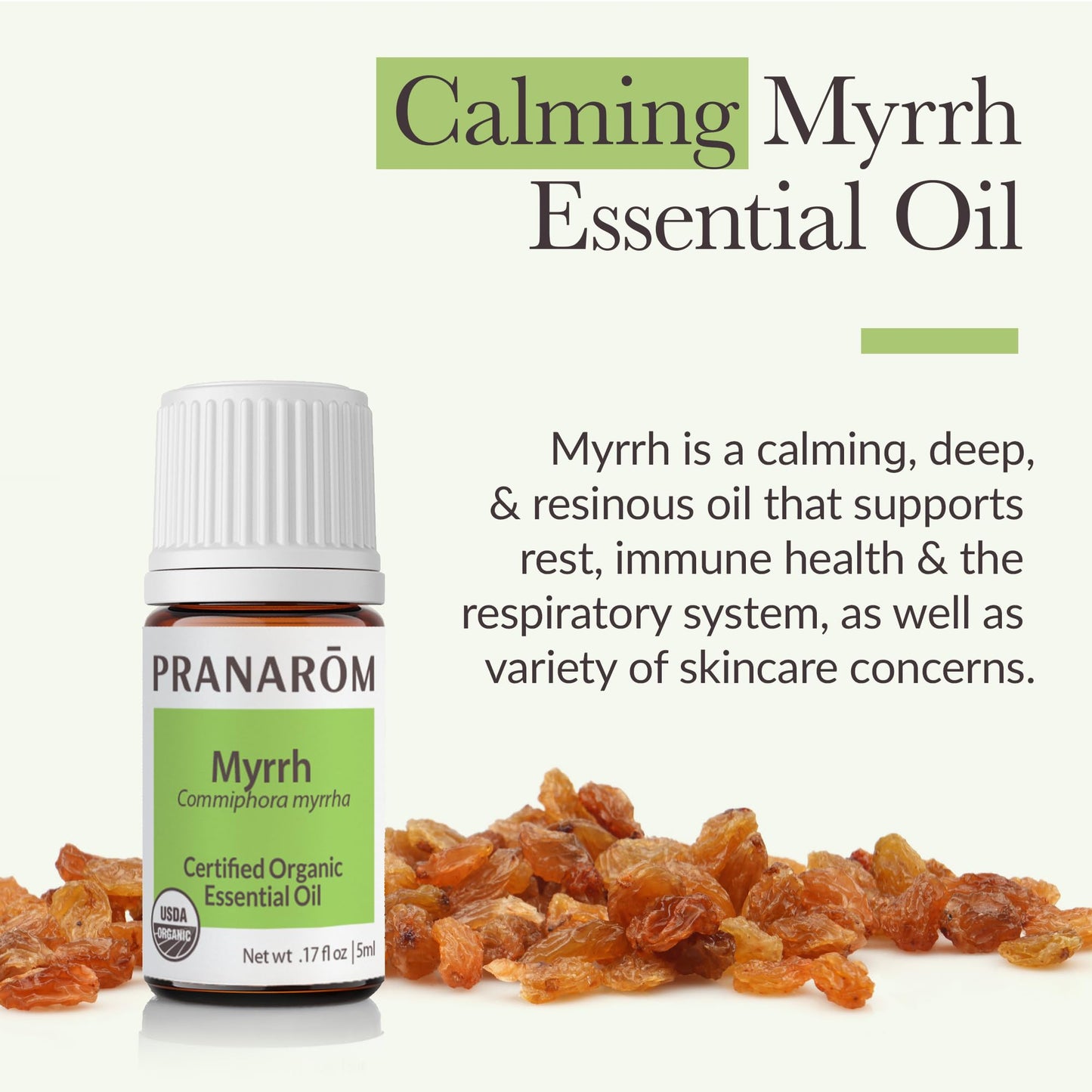 Pranarom Myrrh Essential Oil (5ml) – 100% Pure Organic Therapeutic Grade