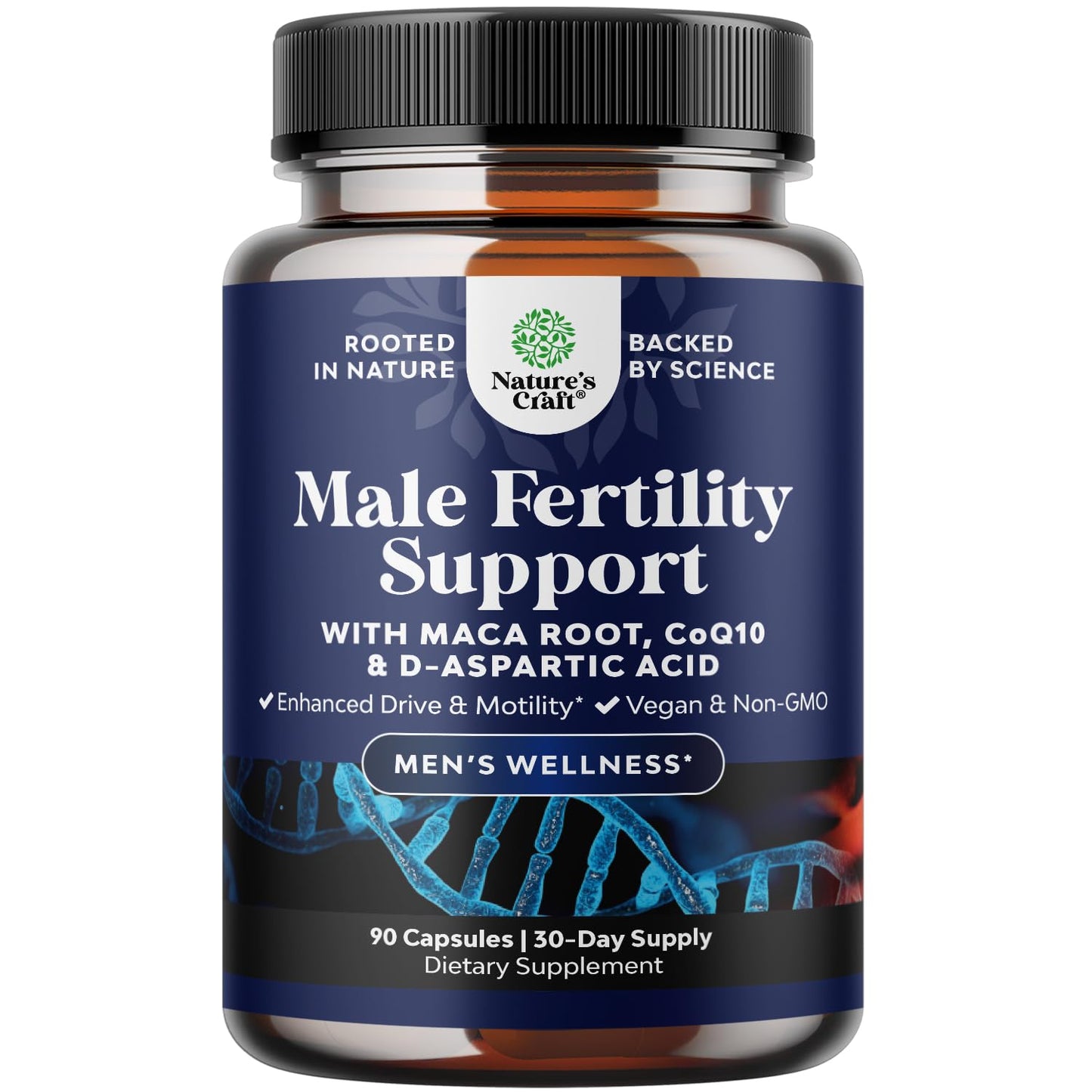 Pre-Conception Male Fertility Supplement | Sperm Motility & Volume Booster